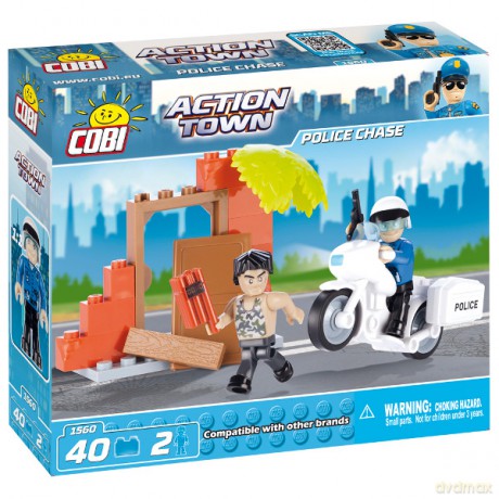 COBI Action Town Motocykl Policyjny [KLOCKI]