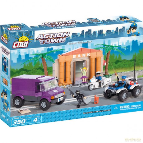 COBI Action Town Napad na Bank Policyjny [KLOCKI]