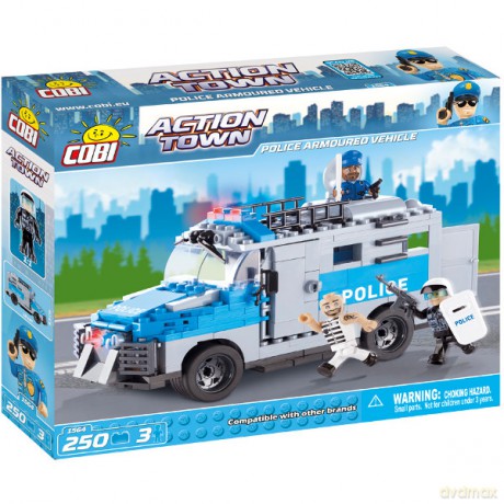 COBI Action Town Pojazd Opancerzony Policji [KLOCKI]