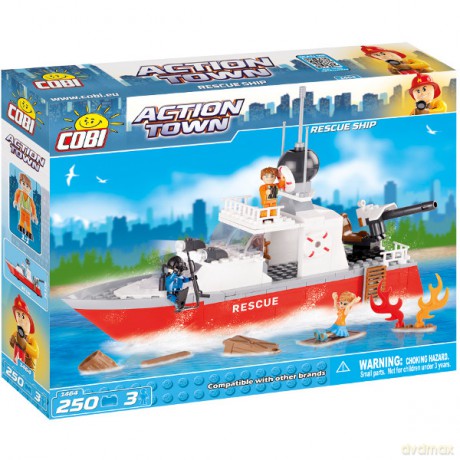 COBI Action Town Statek Straży Przybrzeżnej [KLOCKI]