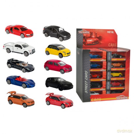 MAJORETTE modele samochodów Display x 40