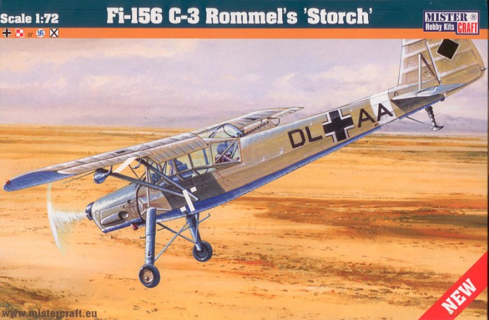 MASTERCRAFT Fi156 C03 Rommels Storch [MODELARSTWO]