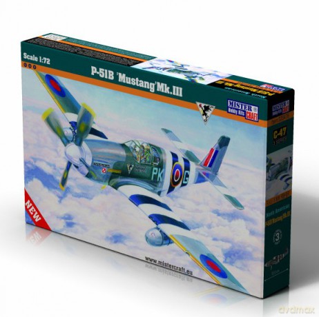 MASTERCRAFT P51B Mustang Mk.III [MODELARSTWO]