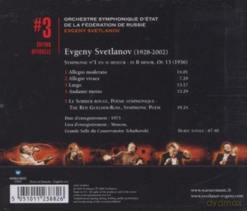 Evgeny Svetlanov: Svet: Symphonie Nr.1/Le Sorbier [CD]