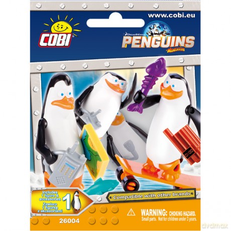 COBI Pingwiny z Madagaskaru Tajemnica [KLOCKI]