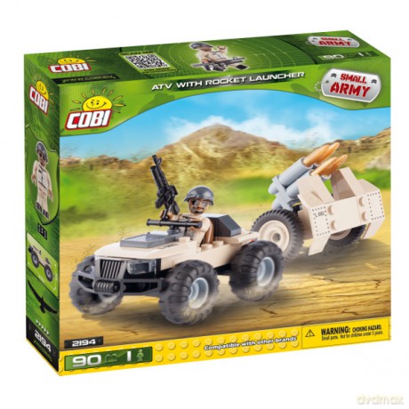 COBI Small Army ATV i wyrzutnia rakiet [KLOCKI]