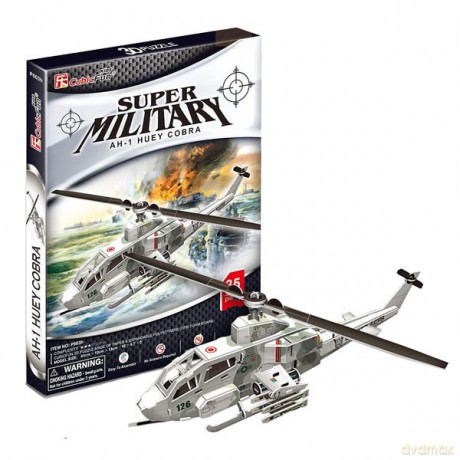 CUBICFUN Puzzle 3D AH1 Huey Cobra [PUZZLE]