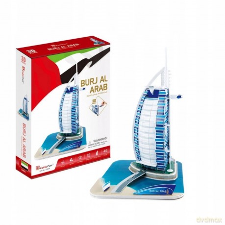 CUBICFUN Puzzle 3D Budynek Buraj Al. Arabia [PUZZLE]