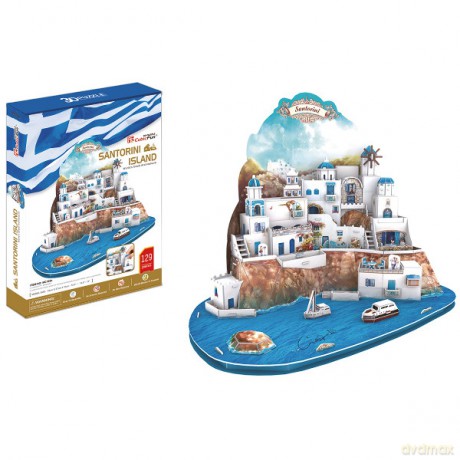 CUBICFUN Puzzle 3D Santorini duży zestaw [PUZZLE]