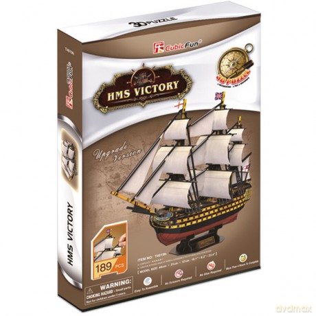 CUBICFUN Puzzle 3D Żaglowiec HMS Victory [PUZZLE]