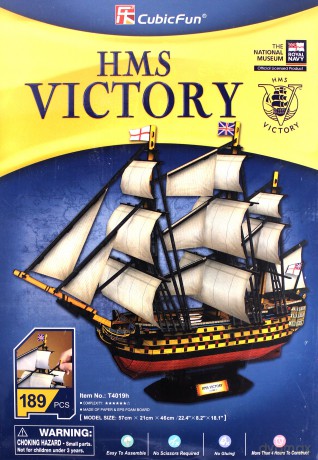 CUBICFUN Puzzle 3D Żaglowiec HMS Victory [PUZZLE]