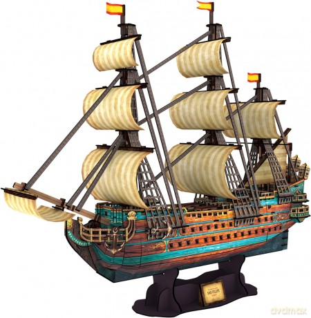 CUBICFUN Puzzle 3D Żaglowiec The Spanish Armada [PUZZLE]