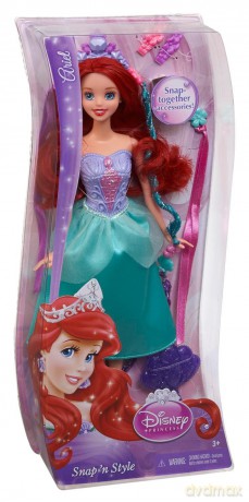 DISNEY Księżniczki bajeczne włosy Ariel