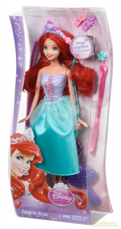 DISNEY Księżniczki bajeczne włosy Ariel