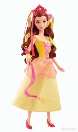 DISNEY Księżniczki bajeczne włosy Bella