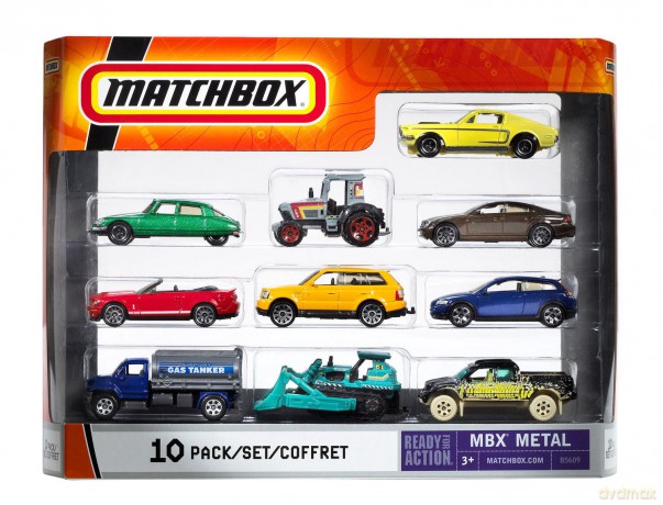 MEGA BLOKS Dziesięciopak auta Matchbox