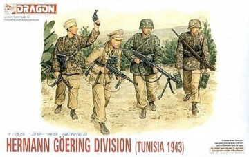 DRAGON Herman Goring Division Tunisia [MODELARSTWO]
