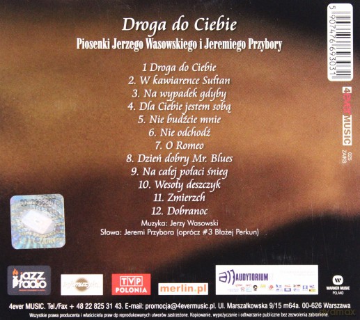 Lora Szafran & Bogdan Hołownia: Droga Do Ciebie. Piosenki Jerzego Wasowskiego i Jeremiego Przybory (digipack) [CD]