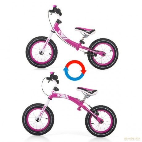 MILLY MALLY Rowerek biegowy Young Pink