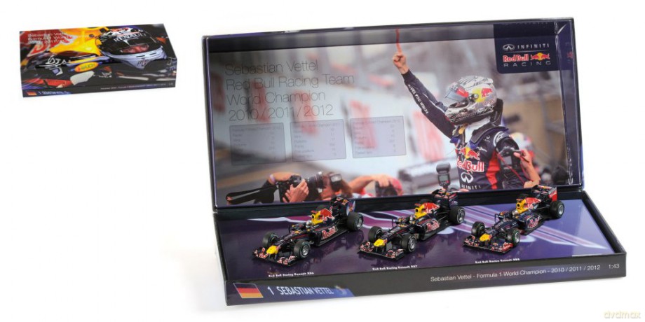 MINICHAMPS 3 Car Set Red Bull Racing [MODELARSTWO]