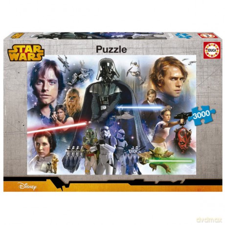 EDUCA 3000 el. Gwiezdne Wojny (Star Wars) [PUZZLE]