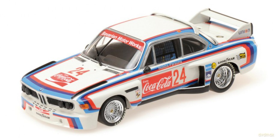MINICHAMPS BMW 3.5 CSL IMSA #24 Hobbs [MODELARSTWO]