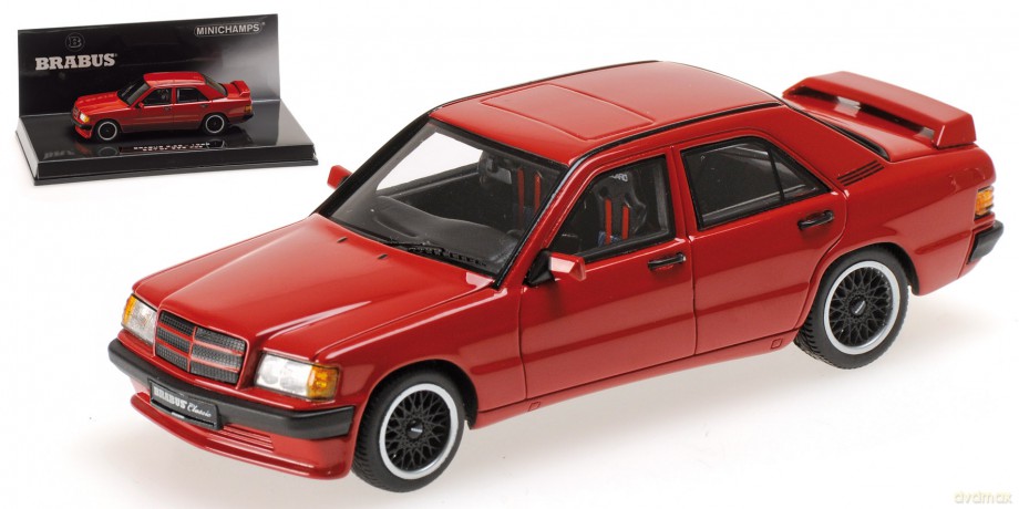 MINICHAMPS Brabus 190E 3.6S 1989 (red) [MODELARSTWO]