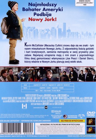 Kevin sam w Nowym Jorku (polski lektor) [DVD]