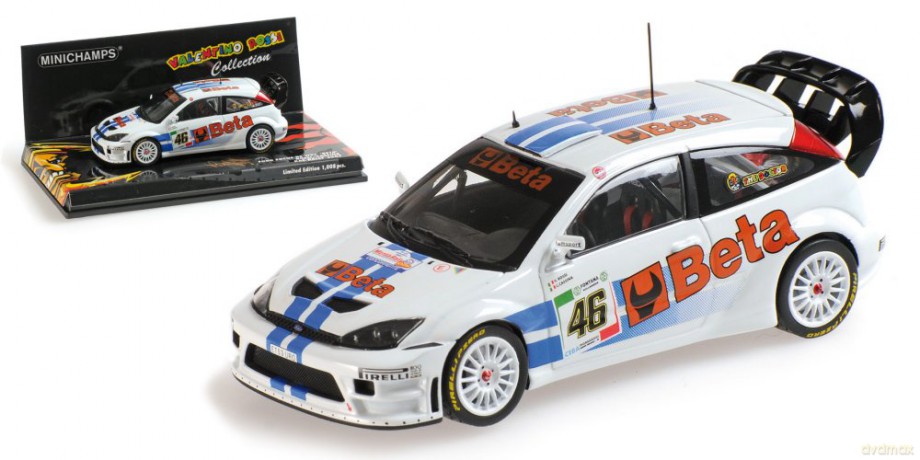 MINICHAMPS Ford Focus RS WRC Beta #46 [MODELARSTWO]