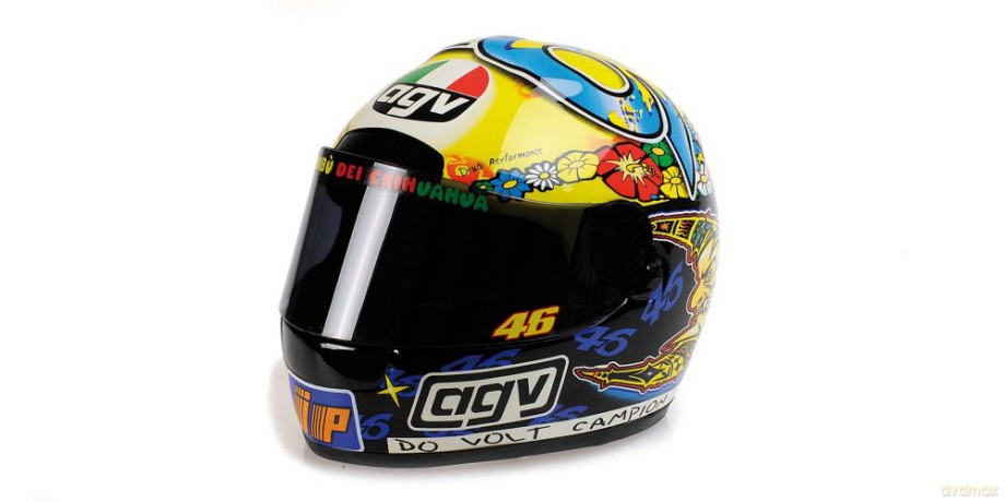 MINICHAMPS Helmet AGV Valentino Rossi [MODELARSTWO]