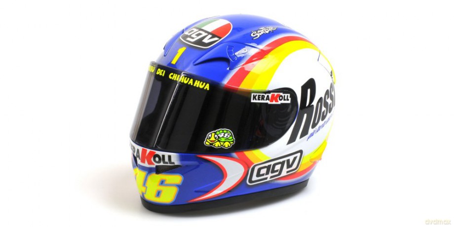 MINICHAMPS Helmet AGV Valentino Rossi [MODELARSTWO]