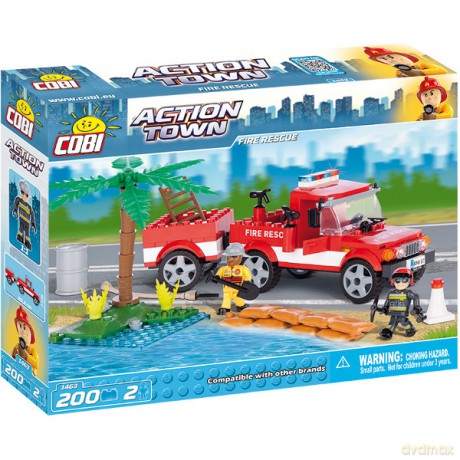 FIRE Rescue Team 200 szt 2 fig [KLOCKI]