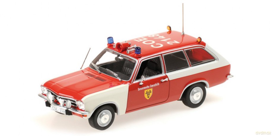MINICHAMPS Opel Ascona Voyage Feuerwehr [MODELARSTWO]