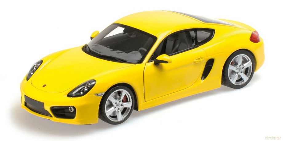 MINICHAMPS Porsche Cayman 2012 (yellow) [MODELARSTWO]