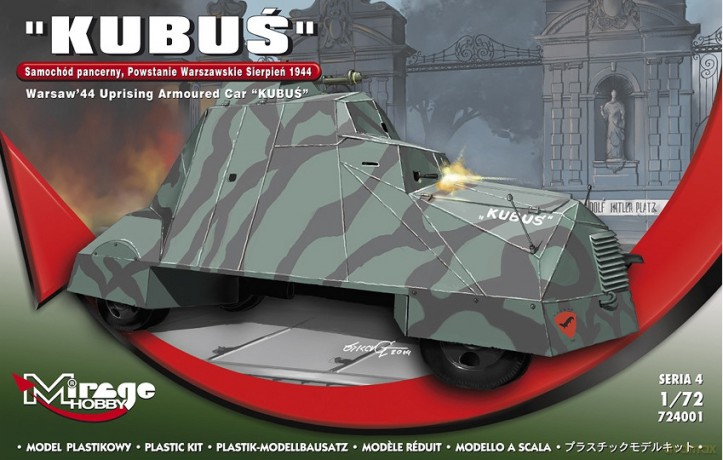 MIRAGE Kubuś Samochód pancerny [MODELARSTWO]