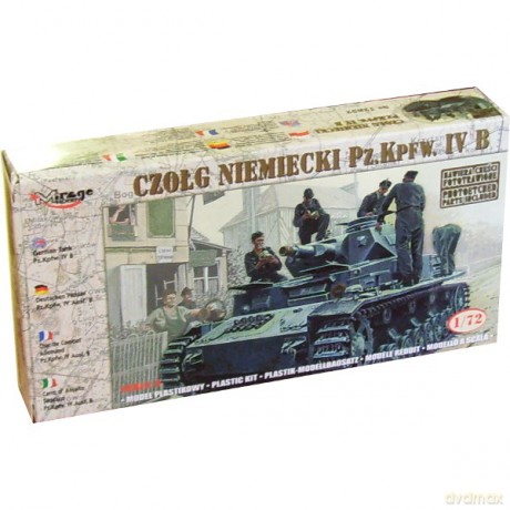 MIRAGE Pz.Kpfw.IV B Czołg Niemiecki [MODELARSTWO]