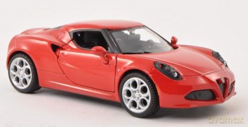 MOTORMAX Alfa Romeo 4C (red) [MODELARSTWO]