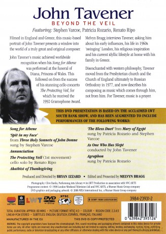 John Tavener: Beyond The Veil [DVD]