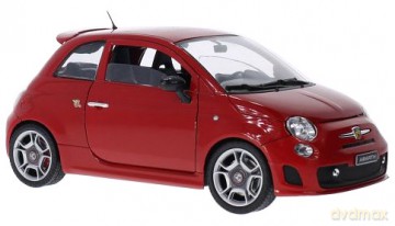 MOTORMAX Fiat 500 Abarth 2008 (red) [MODELARSTWO]