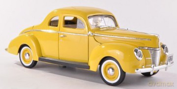 MOTORMAX Ford Coupe 1940 (yellow) [MODELARSTWO]