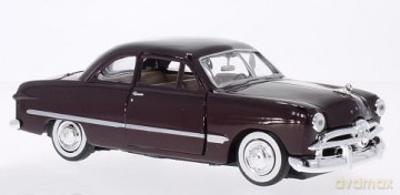 MOTORMAX Ford Coupe 1949 (dark red) [MODELARSTWO]