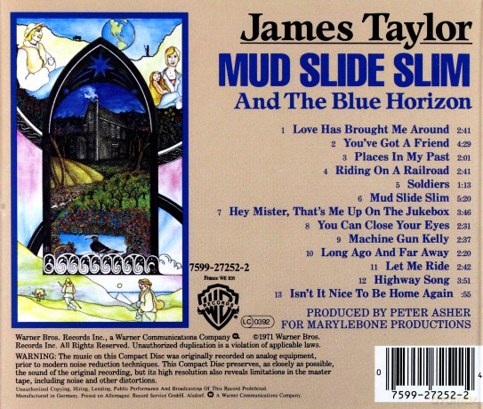 James Taylor: Mud Slide Slim [CD]