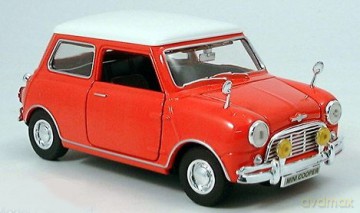 MOTORMAX Mini Cooper (redwhite) [MODELARSTWO]