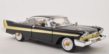 MOTORMAX Plymouth Fury 1958 (black) [MODELARSTWO]