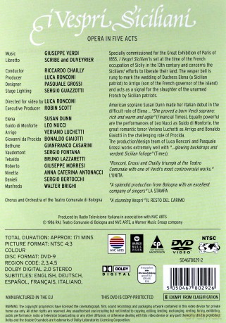 Teatro Comunale Di Bologna: Verdi: I Vespri Siciliani [DVD]