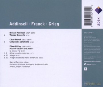 Tecchino/Jordan/Onom: Addi: Warsaw Concerto/+ [CD]