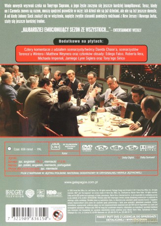 Rodzina Soprano sezon 6 vol. 1 [BOX] [4DVD]