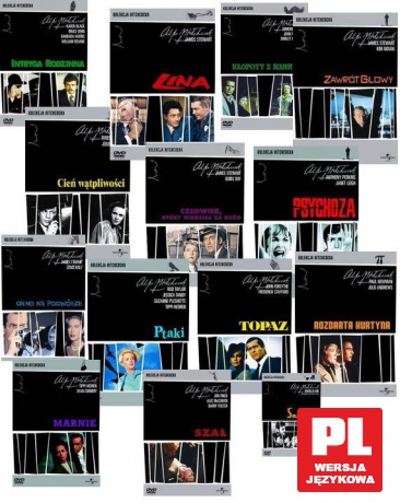 Kolekcja Alfreda Hitchcocka Pakiet [14DVD]