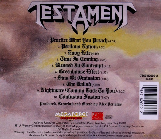 Testament: Practice What You Preach [CD]