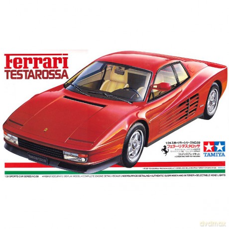 TAMIYA Ferrari Testarossa [MODELARSTWO]